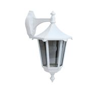applique murale - aric monaco - lanterne - fixée par le haut - e27 - blanc - aric 3034