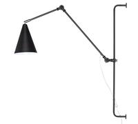 Applique murale articulée noire Yukon By Rydens E27