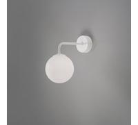 Applique murale Astral SOLLUX LIGHTING, dimmable, blanc, Salon / Salle à manger, Verre, Moderne, Applique Murale