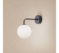 Applique murale Astral SOLLUX LIGHTING, dimmable, noir, Salon / Salle à manger, Verre, Moderne, Applique Murale