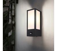 Globo Lighting Gundula applique murale extérieure 1x60 W noir-opale 31980OS
