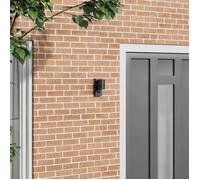 Vidaxl Applique Murale Avec Détecteur De Mouvement Noir Acier Inoxydable Ip44