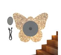 Applique murale avec détecteur de mouvement | Ornement de couleur rechargeable - Veilleuse murale d'intérieur - pour escalier, salon, salle à manger, couloir, lecture, soins infirmiers