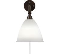 Applique Murale Bestlite BL7 en Laiton Noir et Porcelaine