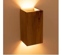 Applique murale bidirectionnelle en bois ""LLONA"" - 2 x GU10 - Intérieur