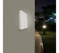 Applique Murale Blanche Rectangulaire IP44 LED 4 Faisceaux 18W - Blanc Neutre 4000K - 5500K