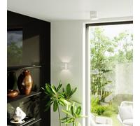 Applique Murale Carré Blanc Design pour Ampoule G9