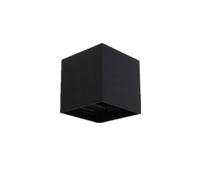 Applique murale carrée LED noire moderne 3W, installation en Surface, luminaire