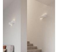 Applique Murale Céramique Blanc Rectangle pour Ampoule E27