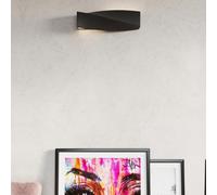 Applique Murale Céramique Noir Rectangle pour Ampoule E27