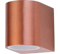 Applique murale Chile Downlight en métal et verre cuivré L : 9,4 cm l : 6,5 cm H : 8 cm IP44