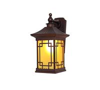 Applique Murale Chinoise Maison Extérieure Vintage Porte Européenne Villa Étanche Balcon Applique Murale Lanterne Murale, Le Corps De La Lampe Est Étanche Le Nouveau