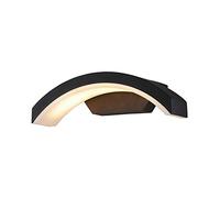 Applique Murale Curviligne LED 6W 4000°K Gris Anthracite IP54
