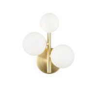 Applique murale Dallas Maytoni laiton, 3 globes G9