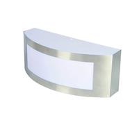 Applique murale de façade en acier inoxydable télécommandée pour éclairage extérieur dimmable dans un ensemble comprenant des ampoules LED RVB