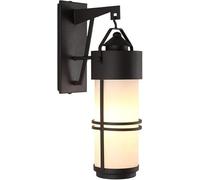 Applique Murale de Jardin Extérieure E27 Avec Lampe En Verre Étanche, Style Lanterne Moderne Et Simple.