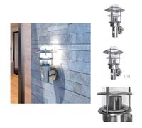 Applique murale de terrasse en acier inoxydable - Éclairage extérieur