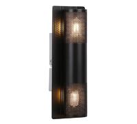 Applique murale déco noire allongée 2xG9 Emu Candellux