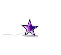 Applique murale décorative étoile LED rose et blanche 2W avec port USB