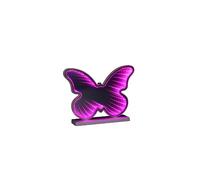 Applique murale décorative papillon rose et blanc LED 2W pour chambre enfant