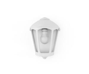 Applique murale demi-lanterne d'extérieur - FUMAGALLI - Fabio - E27 8,5W CCT - Diffuseur PMMA anti-UV - IP55