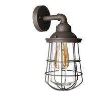 Applique murale descendante London Arlux - E27-7W - 2700K - Anthracite - Avec ampoule