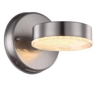 Applique murale design extérieur LED 7 watts acier inoxydable IP44 450 lumens Globo 34020