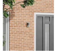 Applique murale - Détecteur de mouvement - Inox brossé - 40W - IP44
