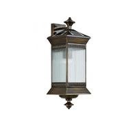 Applique murale d'extérieur classique, solaire et câblée avec télécommande