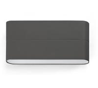 Applique murale d'extérieur LED ADAY-2 3000K IP54 gris foncé