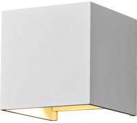 Applique murale d'extérieur LED Fulton Maytoni, IP54, 2 sources lumineuses, lumière chaude, blanc