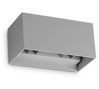 Applique murale d'extérieur LED Ideal Lux 3000 K, gris, IP54, ATOM 366883