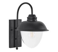 Applique Murale d'Extérieur Moderne Lampe d'Applique Métal Noir Mat Ab