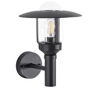Applique Murale d'Extérieur Moderne Lampe Métal Abat-jour Verre Aluminium N