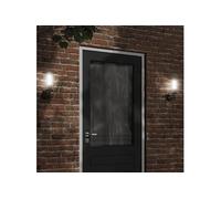 vidaXL Applique murale d'extérieur noir acier inoxydable