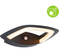 Applique murale d'extérieur Paulmann LED Akena Détecteur de mouvement àcrépusculaire (IR) insect-friendly