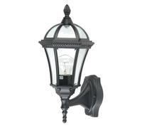 Applique murale d'extérieur rétro noire E27 60 W Ledbury Garden Zone