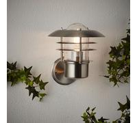 applique murale d'extérieur Terrence, 45781/82 Brilliant, couleur acier inoxydable