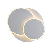 Applique Murale d'intérieur LED 10 W, Moderne et créative, 3 en 1, Ronde, rotative à 350 degrés, éclairage Mural pour Chambre à Coucher, Salon, escaliers, allée, Balcon, Applique Murale, Blanc