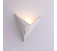 Applique murale d'intérieur LED 3W, applique murale blanche triangulaire créative 3000K applique murale blanc chaud-MCJ