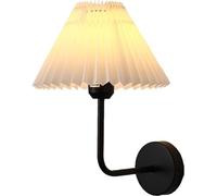 Applique Murale d'intérieur Moderne en métal plissé, idéale pour Une Chambre, Un Couloir, Une Coiffeuse ou Une tête de lit. Convient également pour Une Table de Chevet, Un Salon, u