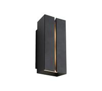 Applique murale double Clarini Métal Seaside noir E27 - NORDLUX 2618151203