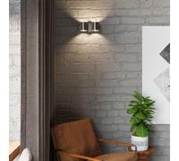 Applique Murale Double Cylindre Noir pour Ampoule G9