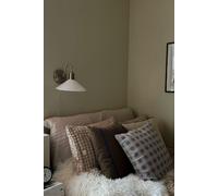 Applique murale E27 40W IP20 blanc/laiton antique - Markslöjd - Vela