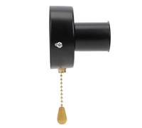 Applique Murale E27 en Acier Inoxydable, Interrupteur A Tirette | Accessoire pour Plafonnier, Usage Maison et Magasin, Style Rétro Simple, Installation Facile
