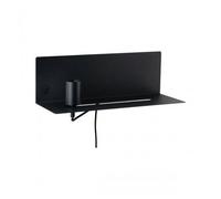 Applique Murale E27 Max.40w Usbc Métal Noir - Devara Paulmann