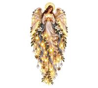 Applique murale en acrylique 2D avec bénédiction d'ange pour décoration de | Décoration murale lumineuse pour la maison, le salon, la chambre, le bureau, les réunions intérieures, le couloir, l'entrée
