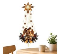Applique murale en acrylique 2D avec bénédiction d'ange pour décoration de | Décoration murale lumineuse pour la maison, le salon, la chambre, le bureau, les réunions intérieures, le couloir, l'entrée