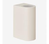 Applique Murale En Aluminium Avec 2 Points Lumineux Pevot Tapioca Beige