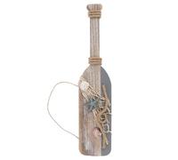 Applique Murale en Bois Style Méditerranéen, Pendentif Pagaie | Décoration Suspendue Légère, Motif Étoile, Mur et Maison, Style Rustique Marin, pour Chambre Garçons Filles